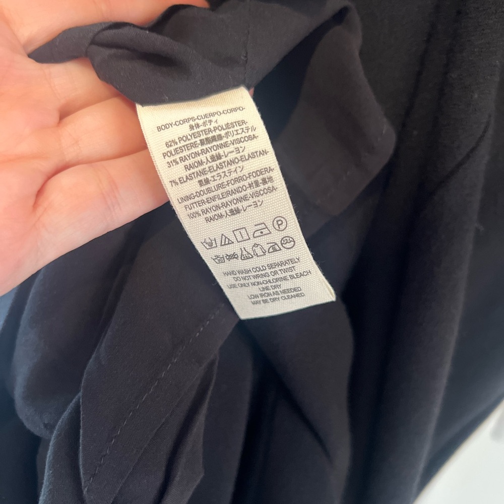 Free People Form Fit Midi Dress in Black Large - Picture 8 of 8